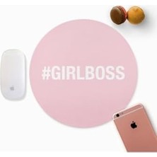 Girlboss Hashtag Tasarımlı Hediye Mousepad - Mouse Pad - Fare Altlığı