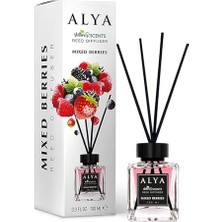 Alya Alya 's Scents Mixed Berries Bambu Çubuklu Oda Kokusu- Karışık Meyve Kokusu