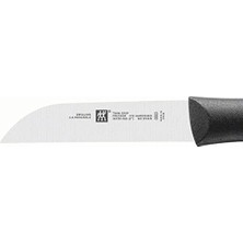 Grip Sebze Bıçağı, Bıçak Uzunluğu 8 Cm, Plastik Sap, Siyah