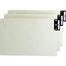 Geri Dönüşümlü Uç Sekmesi Baskı Panosu Dosya Kılavuzları, Dikey Metal Tab (A-Z), Ekstra Geniş Yasal Boyut, Gri/yeşil, 25'li Set (63276)