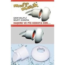 Muffmatik Körüklü Lavabo Sifonu Plastik Süzgeçli Çekvalfli