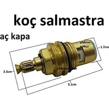 Koç Salmastra Aç Kapa Musluk Içi Salmastıra Sarı Dişli Aç Kapa Model