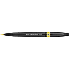 Sing Pen Brush Ince Uçlu Fırça Kalem Sarı