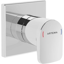 Root Square A42729 Stop Valf, Sıva Üstü, Krom