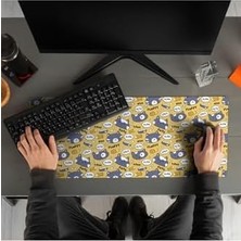 Kız Arkadaşa Hediye Sevimli Kedi Tasarımlı Mousepad - Mouse Pad - Fare Altlığı