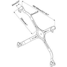 Vesa Yuvası Olmayan Monitörler Için Vesa Adaptörü
