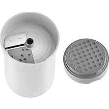 Z-Cut Spiral Kesici, Çok Fonksiyonlu, 18/10 Paslanmaz Çelik Bıçak, Plastik Gövde, Gri 2li Paket