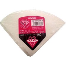 200 Filtresi - VCF-02-100W V60 Filtre Kağıdı Çoklu Paket 2 x 100 Filtre (200)