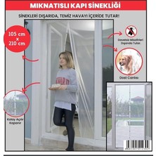 Luas Mıknatıslı Kapı Sinekliği, Sinek Böcek Tutucu, Beyaz Tül Sineklik, Sivrisinek Ağı, Balkon Kapısı, Sürgülü Kapı, Teras Kapısı Için Mıknatıslı Perde 105 cm