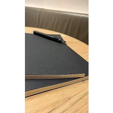 Amerikan Ciltli, A5 Çizgili Not Defter, 64 Yaprak, 90 Gr. Ivory Kağıt, Ofis Için Ideal, Plan (Siyah Kapak)