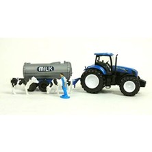Nry-New Ray Sun-Nry-Dc.çiftlik Araci 1/32 Traktör New Holland T7.270 AKS.3A.