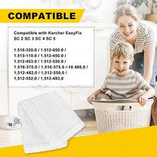 Keepow  Sc 2, Sc 3, Sc 4, Sc 5 Zemin Başlığı ile Uyumlu 5 Mikrofiber Bez Seti