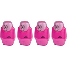 E-Bot Silgili Kalemtıraş Fosforlu Pembe 4lu Set