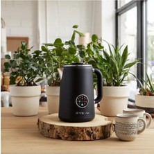 Dijital Su Isıtıcı 1.7l 1500W Siyah – Dokunmatik, Mama ve Çay Modlu, Paslanmaz Çelik