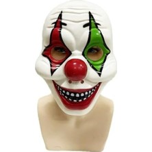 Halloween Maske Palyaço Kırmızı Yeşil