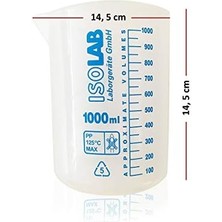 1000ML Ölçü Kabı Beher Mavi Skala