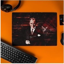 Atatürk Tasarımlı 40X30 Mousepad - Mouse Pad - Fare Altlığı