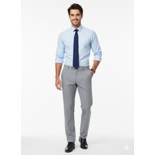 Presto Erkek Slimfit Armürlü Pantolon Gri 3194-050