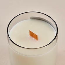 Jasmine Ahşap Fitilli Soy Wax Mum