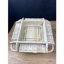 Ahşap Eğitici Kelime Oyun Seti, Isim Şehir Eşya Oyunu, Zar ve Kum Saati ile Türkçe Kelime Oyunu