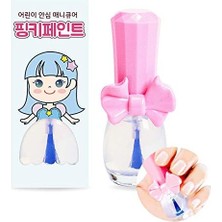 Pinky Cosmetic I'm Pinky Kids Nail Paint Glassy Topcoat Çocuklar Için Soyulabilir Oje