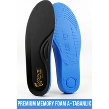 Pierrebella Golden Feet Memory Foam Ortopedik Tabanlık Rahat Yumuşak Konforlu Destekli Günlük Spor Erkek Kadın
