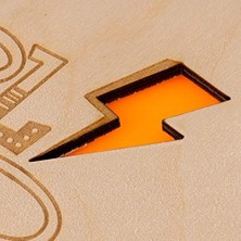 Power Ahşap Kapaklı Defter
