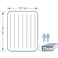 Full Dura-Beam Prestige Şişme Yatak, Pil Pompali
