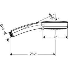 100 El Duşu E 3-Jet, 2,5 Gpm