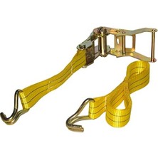 Safeset SG40 35MM 1,5 Inç Spanzet 6 mt 1000-2000DAN 8 mm Çift J Kanca 1.1 Yük Gerdirme Halatı