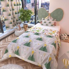 Kuş Vadisi Çift Taraflı Çocuk Nevresim Takımı Polycotton