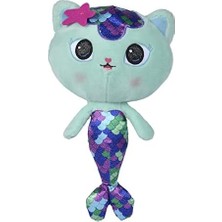 6305875235NPB, Gabby's Doll Mercat Peluş Figürü, Özel ve Detaylı Tasarım, Dayanıklı Kumaş, 25 cm