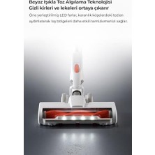 Hıking Serisi Şarjlı Dikey Süpürge Beyaz