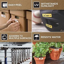 S0718050, Yüksek Performans Esnek Naylon (19 mm x 3,5 Mt), Siyah/beyaz (16958)