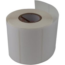 Hazır Al Hızlı Al Pp Opak 80MM x 40MM Ruloda 1000 Adet 40MM Çapında Yırtılmaya Dayanıklı Etiket
