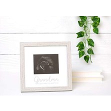 & Milo Rustik Büyükanne Sonogram Resim Çerçevesi, Hamilelik Duyurusu, Ultrason Bebek Fotoğraf Çerçevesi, Cinsiyet-Nötr Bebek Hatıra Çerçevesi, Masa Üstü ve Duvar Dekoru, 4x5 Fotoğraf Ekleme,