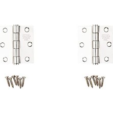 N276-972 V514 Paslanmaz Çelik Kapı Menteşeleri, 2 Paket, 2-1/2 Inç