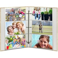 (Jasmine) - 3-Ring Album 300 Pockets Hold 4x6 Photos, Jasmine