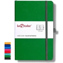 Tarihsiz Klasik Defter Rec 13X21 Çizgili Yeşil