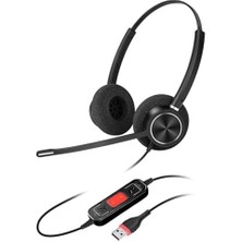 Inbertec C10DM Duo Mikrofonlu Çağrı Merkezi Kulaklığı