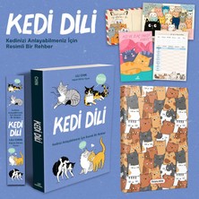 Kedi Dili - Kedinizi Anlayabilmeniz Için Resimli Bir Rehber - Lili Chin - Kartpostal - Ayraç - Aşı Kartı ve Yaramaz Patiler Planlama Defteri