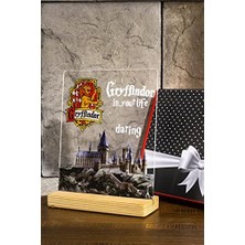 Potter Hediyesi Hogwarts Binası Şeffaf Çerçeve