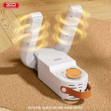 Xo Akıllı Ayakkabı Kurutucu – 170W Güçlü, 360° Çevreleyen Hava, Antibakteriyel & Deodorant Etkili, Katlanabilir Tasarım, Zaman Ayarlı ve Sabit Isı Teknolojisi, CF35, Beyaz