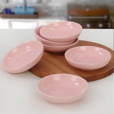 Açık Pembe Halka Çerezlik/sosluk 13 cm 6 Adet