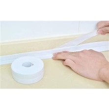 -Beyaz Su Sızdırmaz Lavabo Kenar Bandı (Kutusuz)(3.2m)