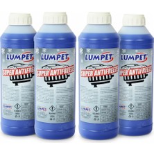 Lumpet Süper Antifriz Mavi 1.5 Litre 4'lü Set