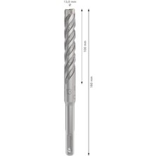 1x Pro Sds Plus-5x Kırıcı Delici Delme Ucu (Donatılı,, Ø 13,00 Mm, Professional Aksesuar Kırıcı Delici)