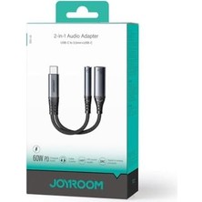 SY-C02 Audio-Transfer Serisi 2'si 1 Arada Ses Adaptörü, Siyah