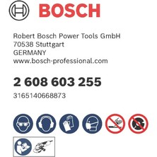 Professional Için Ayırma Diski Düz Standart Inox – Rapido Wa 60 T Bf, 125 Mm, 10-Er Paket, 2608603255