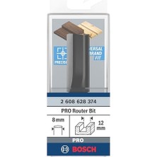 Professional Ahşap Için Standart Yiv Frezesi (Ahşap Için, Ø 12 Mm, Çalışma Uzunluğu 32 Mm, El Frezesi Aksesuarı)